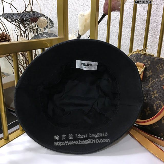 CELINE男女同款帽子 賽琳遮臉漁夫帽遮陽帽  mm1094